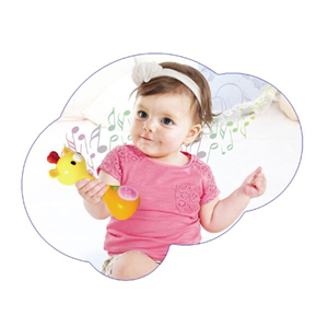 اسباب بازی نوزادی دندانگیر و جغجغه تعادلی وموزیکال حیوانات هولی تویزHola Toys مدل 3134 _اسباب بازی نوزادی